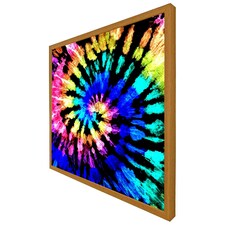 Tie dye pattern (Picture Frame) Brown | Oak | S