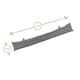 image 3 of Nicola Spring Mismatched Herringbone Draught Excluder Set - 78.5cm - Star/Heart - Pack of 2
