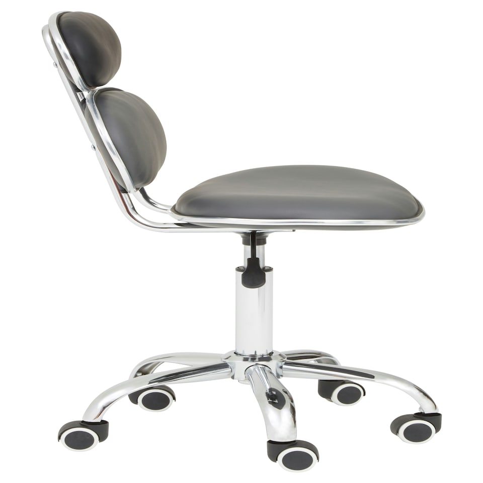 image 1 of Interiors by Premier Fran Black PU Home Office Chair