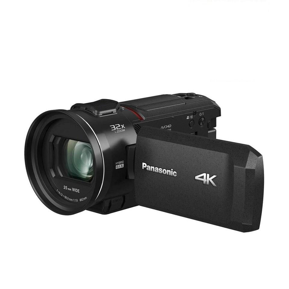 image 1 of Panasonic HC-VX3E-K Black 4K Camcorder with 24x Zoom