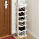 image 2 of Living and Home 7-Tier Shoe Rack Stand Shelf Space Saving - White