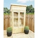 image 2 of 3 X 2 Pressure Treated Tongue And Groove Pent Mini Greenhouse (3' x 2' / 3ft x 2ft) (3x2)