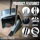image 5 of Long Handled Dustpan and Brush Set Reduce Bending Tall Lobby Dustpan and Sweeping Brush