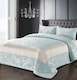 image 1 of Intimates Clarissa Quilted Luxury Bedspread Set | Blue | Duck Egg | Double
