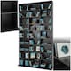 image 1 of CD Shelf Unit Christel - 27 compartments for up to 1080 CDs Black