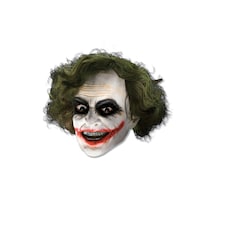 Batman: The Dark Knight Vinyl Mask - White/Green - One Size
