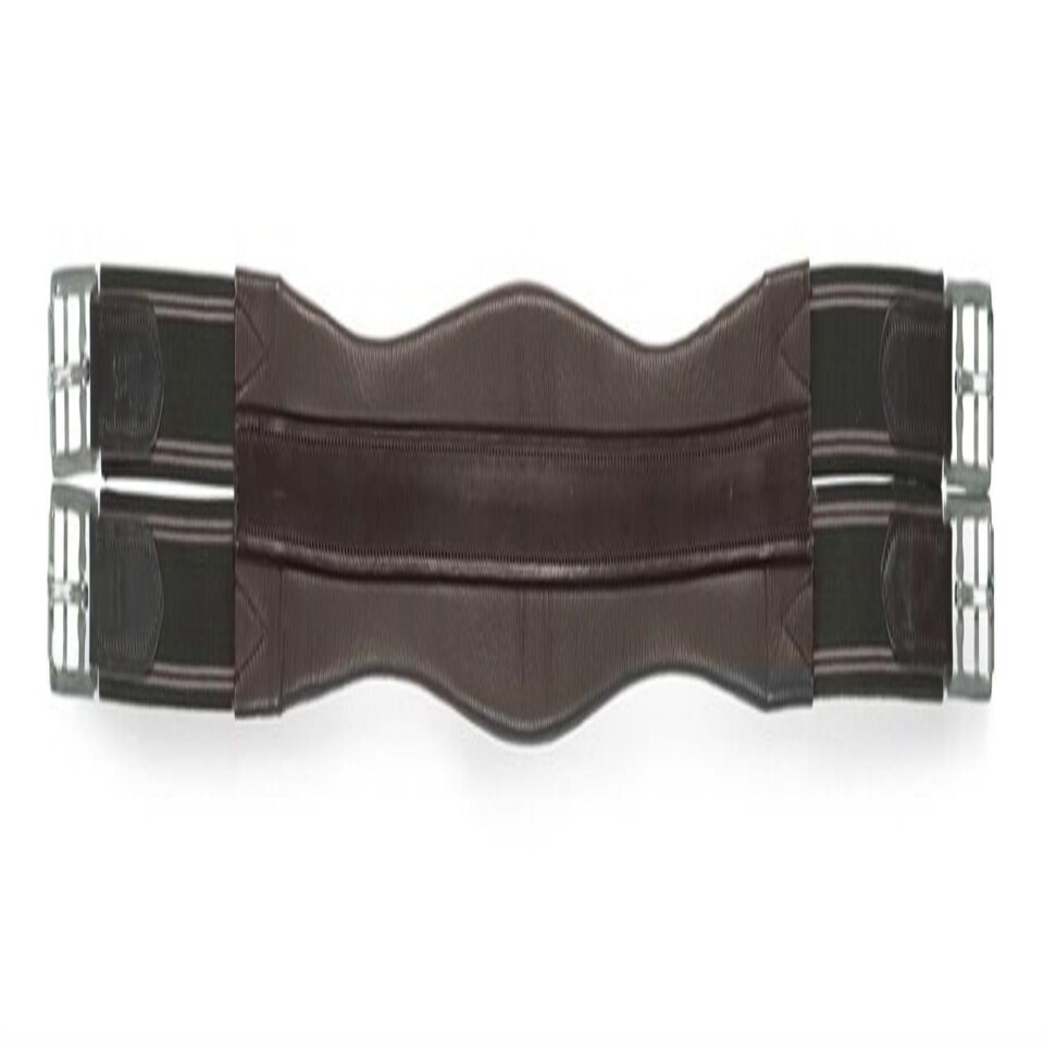 image 1 of Wessex Leather Atherstone Girth With Elastic Brown | Size: 52 Inch
Colour: H.Brown