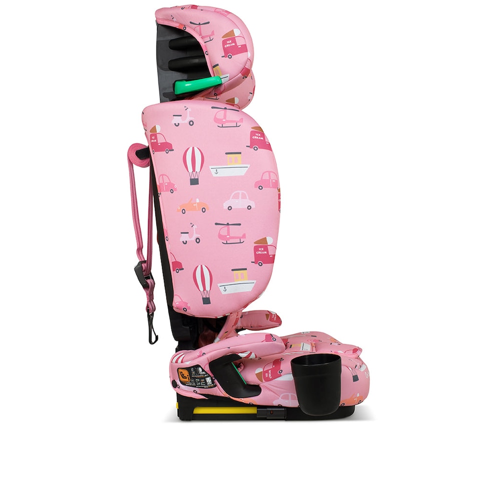 image 1 of Cosatto On The Go iSize Travel Car Seat Lightweight Foldable Booster, Quick Fit, R129 Safety