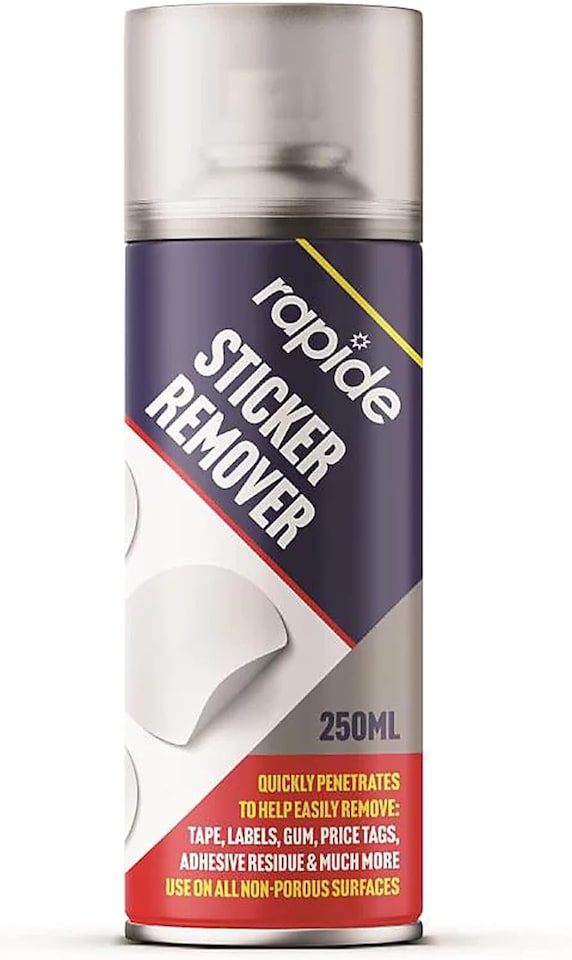 image 1 of 1 x 250ml Sticker Remover Spray Easily Removes Art & Crafts Labels & All Adhesive Residue