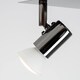 image 4 of ValueLights 4 Way Black Spotlight and Cool White Bulbs