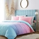 image 1 of Rainbow Ombre Duvet Cover Set - Super King - Multi