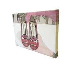Lips Shoes (Canvas Print) 24" x 16"