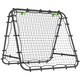 image 1 of HOMCOM Double-Sided Football Rebounder Net, Football Rebound Net Target Goal with Five Adjustable Angles, Black | Black