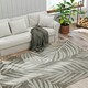 image 8 of HOMCOM Easy-Cleaning Machine Washable Area Rug for Patio, Garden, Grey Grey