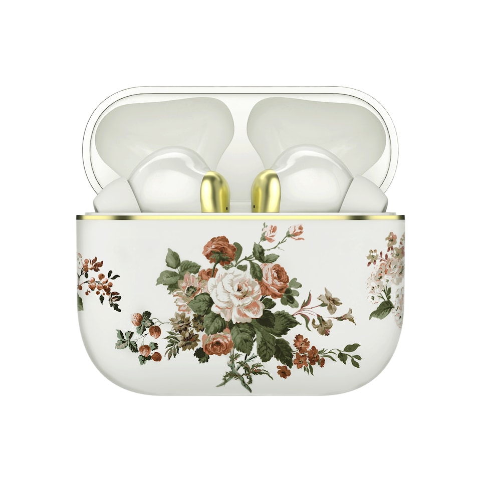 image 1 of Laura Ashley Rosemore 'Skylark' True Wireless Earbuds with HD Microphone and Charging Case