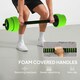 image 6 of SPORTNOW Weight Dumbbells Set, Barbell, Kettlebell, Push Up Stand, 30kg | Green | Green | Standard
