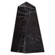 image 1 of Interiors by Premier Small Black Marble Obelisk,Sturdy Base Large Marble Obelisk, Easy to Clean Marble Obelisk