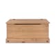 image 6 of Corona Storage Trunk - Solid Pine Construction with Metal Hardware and Practical Bedroom or Living Room Storage | Brown | Antique Wax | One Size | 1