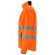 image 3 of Projob Mens Hi-Vis Soft Shell Jacket - Orange/Black - M