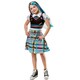 image 2 of Monster High Girls Frankie Stein Costume - Pink/Blue/Black - 11-13 Years Pink | 11