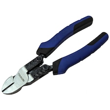 Faithfull High-leverage Diagonal Cutting Pliers 190mm (7.1/2in) - Multi Colour - One Size