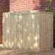 image 3 of Pressure Treated Premium Double Bin Store - Timber - L80 x W142 x H117 cm - Brown Brown