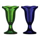 image 2 of Green Glass Coloured Sundae Dish Green