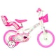image 1 of Dino Kids Bike Hello Kitty 12 inch Bicycle | White