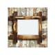 image 1 of Rustic Egyptian Wooden Frame Splash Back | White