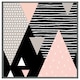 image 4 of Triangle geometrics (Picutre Frame) White | XL