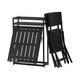 image 3 of Foldaway 1 and 2 Garden Set - Metal - Plastic - Black