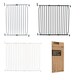 image 10 of Safetots Extra Tall Eco Screw Fit Baby Gate, White, 70cm - 80cm, Extra Tall Gate 100cm in Height, Stair Gate for Baby