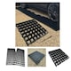image 1 of 8 x Black Protective Plastic Paving Driveways Grid Mats Black