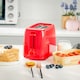 image 2 of GEEPAS Geepas 2 Slice Bread Toaster with 6 Level Browning Control - 650W, Red