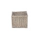 image 2 of Wicker Antique Wash Open Storage Basket Large | Brown | Brown