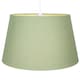 image 2 of Traditional 14 Inch Olive Green Linen Drum Table/Pendant Lampshade 60w Maximum | Green