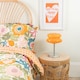 image 2 of ValueLights Travis Orange Rechargeable Integrated LED Portable Table Lamp | Orange