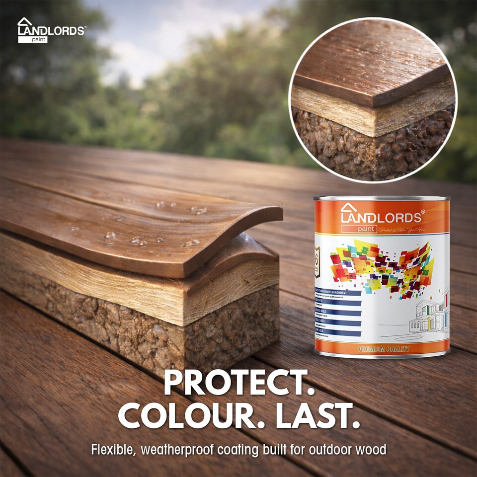 image 1 of Landlords Paint - Garden & Wood Paint - Best Weatherproof ALL Interior & Exterior Wood Protection - Equinox - 20L