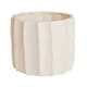 image 1 of Kew Organic Ripple Bone Planter - Earthenware - L20 x W20 x H17 cm - Ivory | Cream
