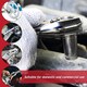 image 6 of SPARES2GO 3/8" Socket Ratchet Square Drive 100 Teeth Quick Release Reversible Chrome Vanadium Steel Tool