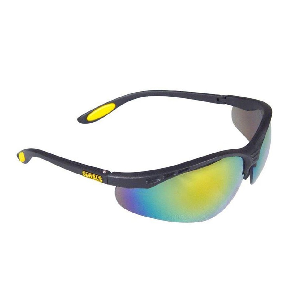 Dewalt Unisex Adult Reinforcer Welding Safety Glasses | Red | Fire Mirror | One Size | 1