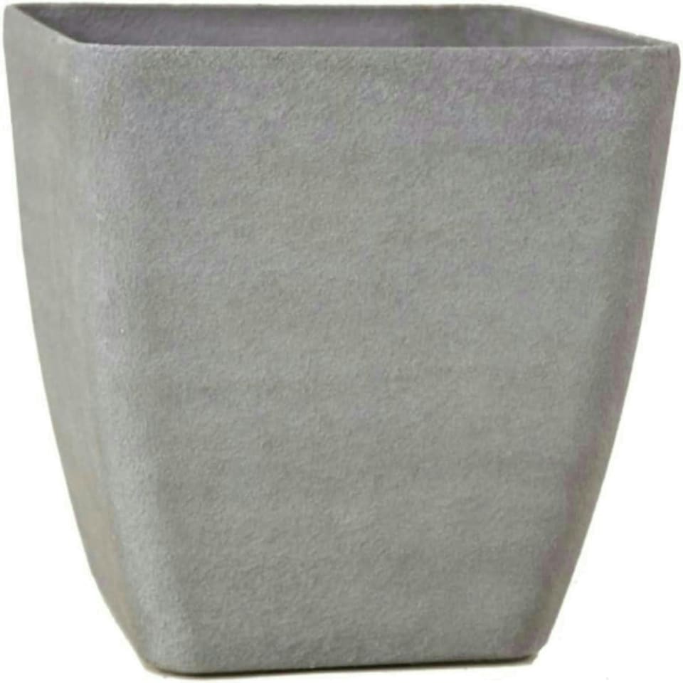 image 1 of Primrose Stone and Resin Composite Planter Volcanic Grey Frost Resistant 43cm