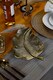 image 2 of Artesà Cast Aluminium Gold Leaf Plate
