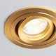 image 5 of BHS Fion Circular IP65 Tiltable Downlight | Gold | Satin Brass | 1