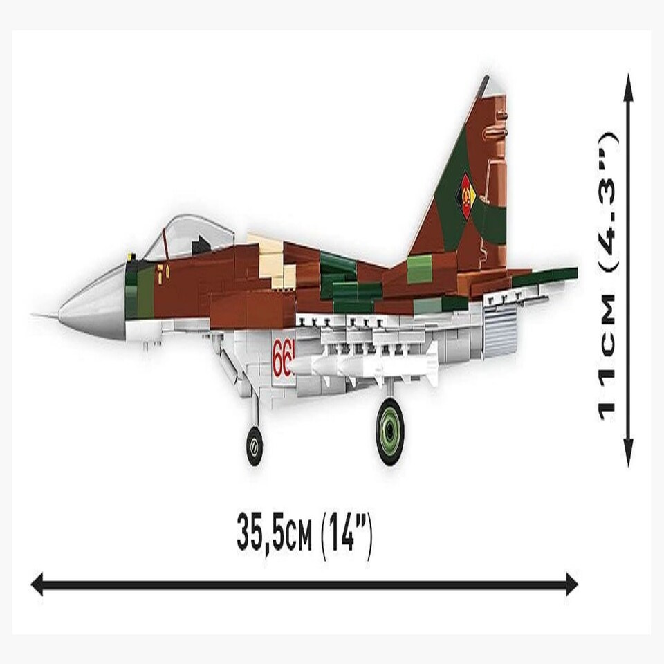image 1 of MIG 29 DDR brick plane model - COBI 5851 - 590 bricks