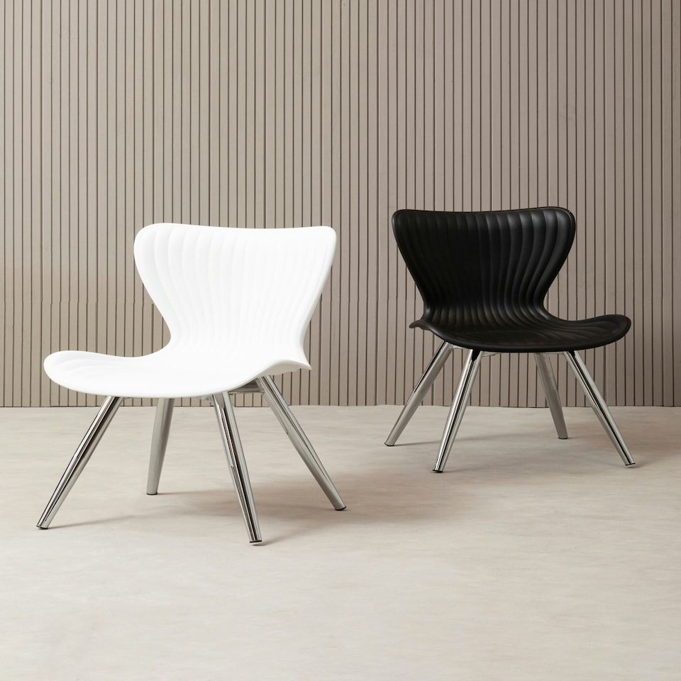 image 1 of Interiors by Premier Dining Chair, Effortless Cleaning Small Chair for Living Room, Space-Saving Small Chair, Curved Backrest Accent Chair