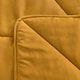 image 4 of OHS Coverless Quilted Geometric Embossed Soft Plush Cosy 7.5 Tog Washable Duvet Cover and Pillowcase Bedding Set Yellow | Ochre Yellow | King