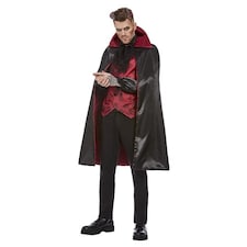 Red & Black Devil Fancy Dress Costume Adult Mens Large