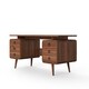 image 1 of Somerset Office Writing Desk java | Brown | Java
