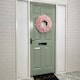 image 5 of 50cm Premier Rosewood Christmas Door Wreath in Pink